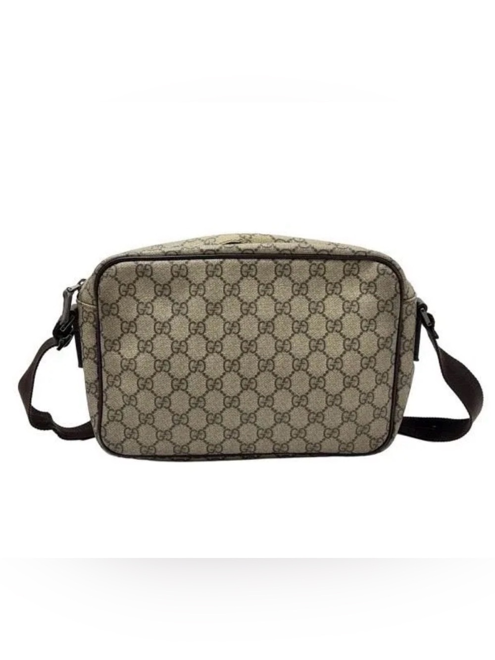 Gucci GG Supreme Canvas Crossbody Messenger Bag - Picture 4 of 12